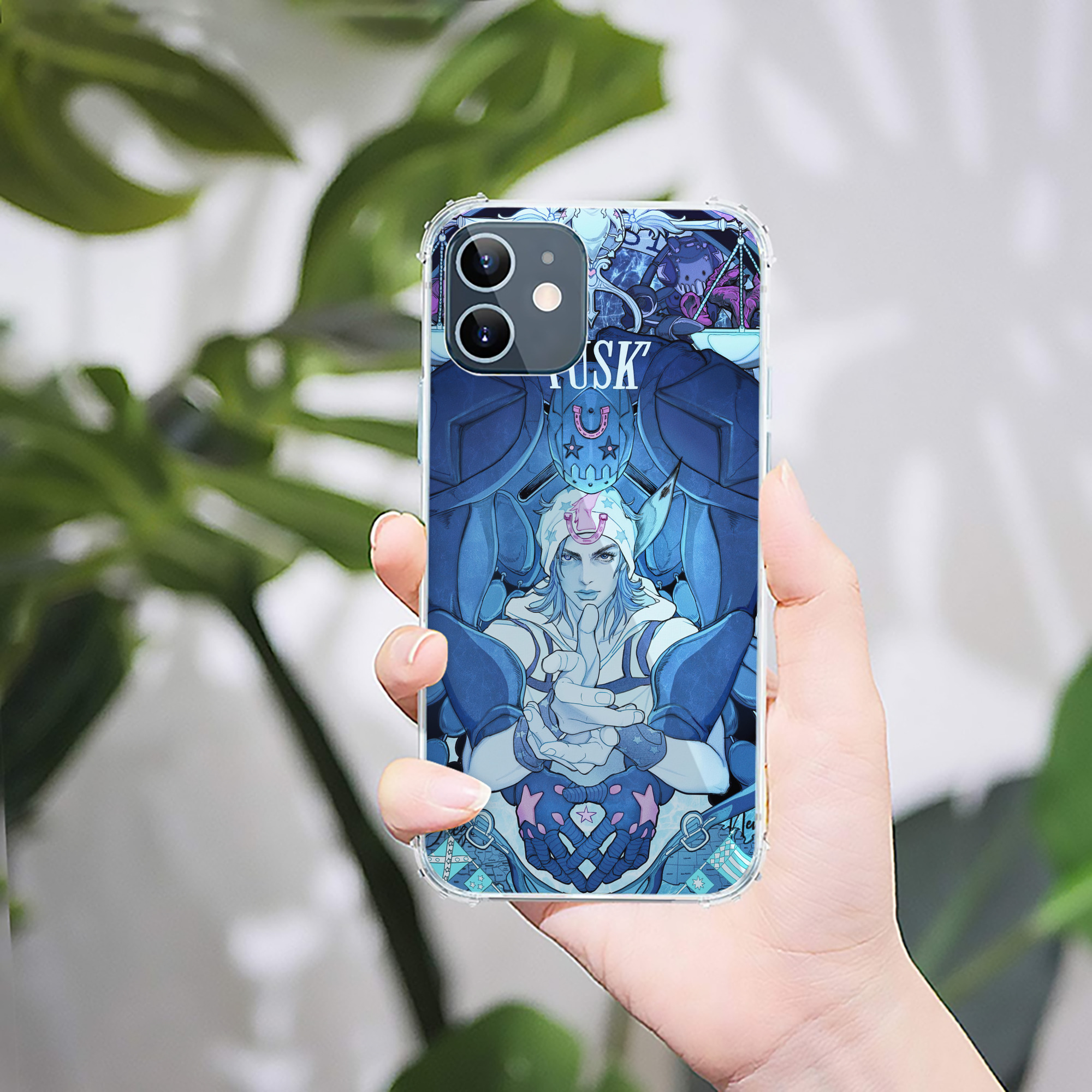 （画像用） ジョジョの奇妙な冒険 JoJo's Bizarre Adventure 【iPhone 12シリーズ対応】透明スマホケース（クリアソフトケース）